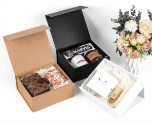 Custom Large Paper Cardboard Gift Box With Magnetic Closure Lid