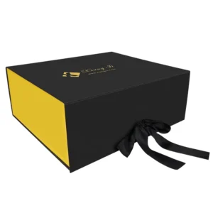 Custom Large Paper Gift Box with Ribbon
