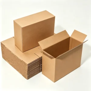 Custom Large Recyclable Heavy-Duty Brown Corrugated Shipping Boxes for Moving
