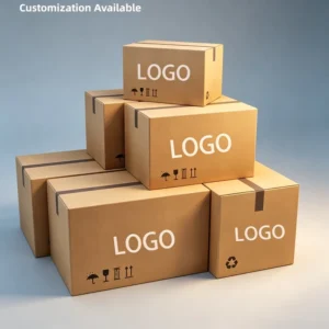 Custom Large and Small Flat-Packed Corrugated Cardboard Boxes for Small Business Moving