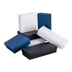 Custom Lid and Base Cardboard Gift Box, Small Square Rigid Paper Box