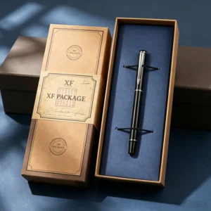 Custom Lid and Base Fountain Pen Gift Box Rigid Cardboard Packaging for Business Gift