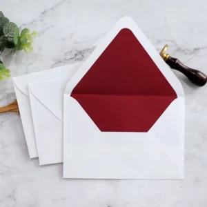 Custom Liner Paper Envelope Postcard Wedding Invitation Business Envelope Packaging Paper Envelope