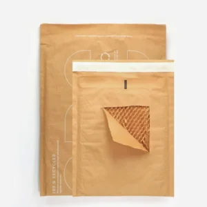 Custom Logo Biodegradable Honeycomb Kraft Paper Cardboard Mailer Envelope for Clothing Shipping