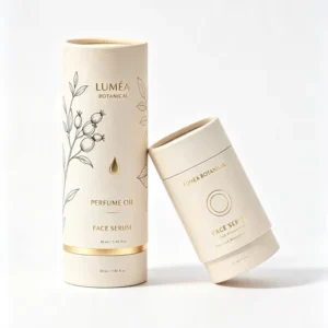 Custom Logo Biodegradable Kraft Paper Tube Packaging Round Cylinder Cardboard Gift Box Eco-Friendly Paper Canister