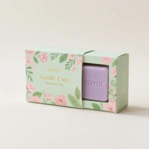 Custom Logo Black Square Cardboard Cosmetic Gift Box
