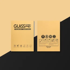Custom Logo Bronzing Glass Phone Screen Protector Rigid Box with Matte Lamination for Camera and Computer Accessories