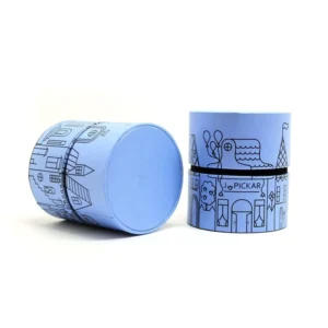 Custom Logo Cardboard Cylinder Round Box Paper Tube Packaging for Cosmetics and Gifts