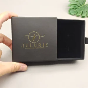 Custom Logo Cardboard Drawer Jewelry Packaging Box for Necklaces, Earrings, Bracelets, and Rings