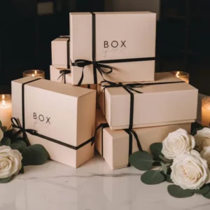 Custom Logo Cardboard Gift Packaging Box for Birthday Gifts