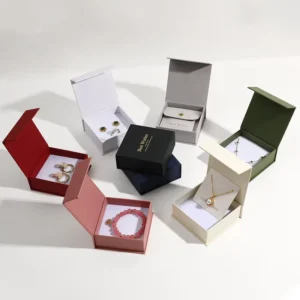 Custom Logo Cardboard Jewelry Gift Box Drawer Packaging