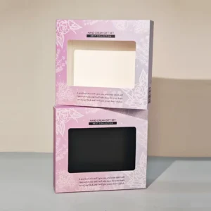 Custom Logo Cardboard Packaging Box with Viewing Window