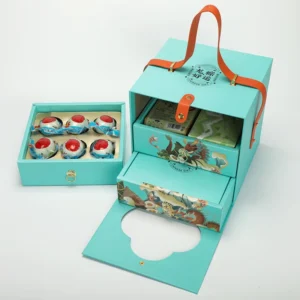 Custom Logo Cardboard Rigid Pull-Out Paper Sliding Multilayer Drawer Packaging Box
