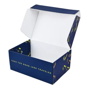 Custom Logo Corrugated Rigid Box 2 mm Thick Matte Finish Paperboard for Gift Shipping