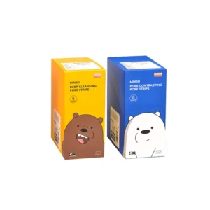 Custom Logo Cosmetic Skincare Art Paper Packaging Box with Dotted-Line Cutout