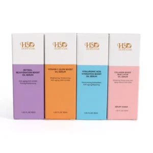 Custom Logo Cosmetic Skincare Paper Packaging Box for Makeup