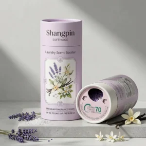 Custom Logo Cylinder Kraft Cardboard Paper Tube Packaging for Laundry Scent Booster Beads