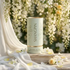 Custom Logo Cylindrical Cardboard Perfume Paper Tube Packaging, Recyclable