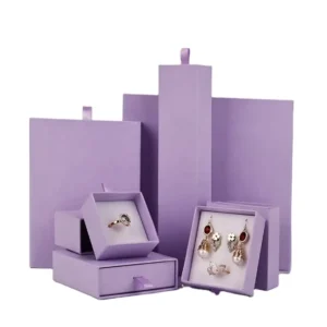 Custom Logo Drawer Sliding Cardboard Jewelry Gift Box