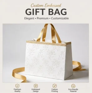 Custom Logo Durable Kraft Paper Bags with Lamination for Shoes and Clothing Packaging