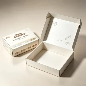 Custom Logo Eco Friendly Paper Box for Pet Supplies Pet Food Packaging Box