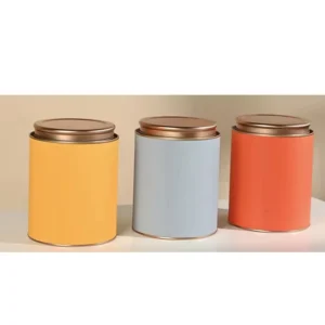 Custom Logo Eco-Friendly Paper Tube Tea Box with Airtight Aluminum Foil Lining for Coffee, Flower Tea, Candy, Chocolate, and Sugar Packaging