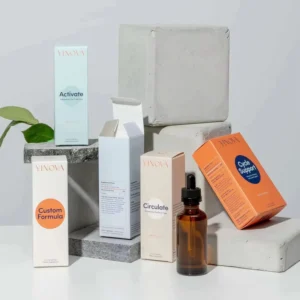 Custom Logo Eco-Friendly Rectangular Folding Paper Box for Perfume, Moisturizer and Serum Packaging