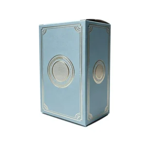 Custom Logo Eco-Friendly Recyclable Rigid Shape Box with Gold Foil and UV Coating, Customizable Size Gift Packaging