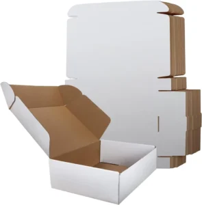 Custom Logo Embossed UV-Coated Eco-Friendly Recyclable Foldable Corrugated Cardboard Aircraft Shipping Mailer Boxes