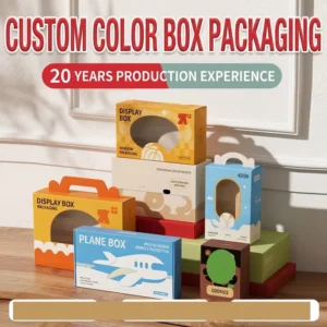 Custom Logo Foldable Paper Packaging Box Recyclable Printing Folding Carton Gift Box