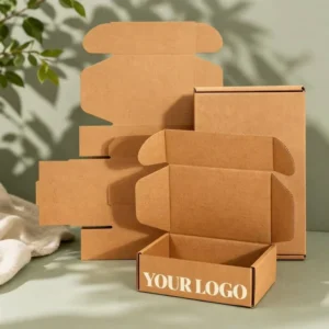 Custom Logo Folding Mailing and Shipping Kraft Paper Carton Gift Box