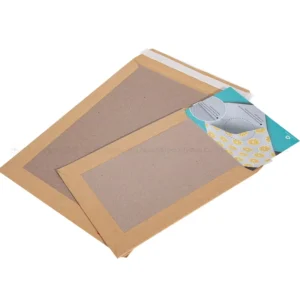Custom Logo Kraft Security Paper Envelope Self-Seal Mailer for Business Cards and Invitations