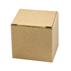 Aangepast Logo Kraft Tuck-Top Verzendingdoos Bruin Karton Vouwdoos Rechtse Eindverpakking