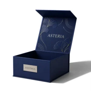 Custom Logo Large Matte Rigid Cardboard Gift Box with Magnetic Closure and Flip-Top Design