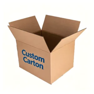 Custom Logo Large Recyclable Rigid 3 5-ply Corrugated Brown Cardboard Shipping Moving Boxes