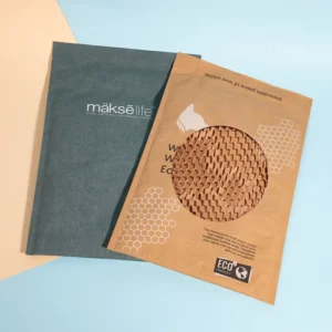 Custom Logo Large Size 100% Recycled Waterproof Honeycomb Paper Padded Mailer for Shipping