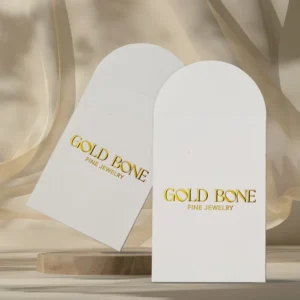 Custom Logo Low MOQ Small Business Embossed Pocket Paper Envelope for Card Packaging