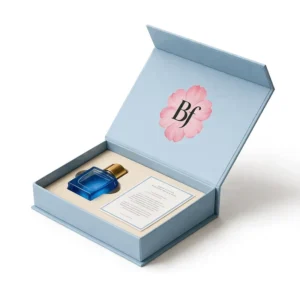Custom Logo Magnetic Cardboard Packaging Box for Perfume Bottle Flip Gift Box