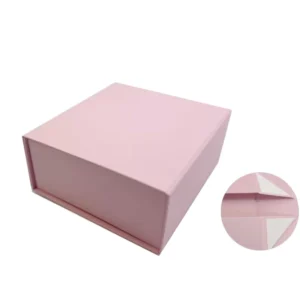 Custom Logo Magnetic Folding Paper Gift Box Gold Foil Matte Lamination Embossing Wedding Bridesmaid Cosmetic Jewelry Packaging