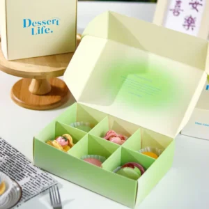 Custom Logo Mooncake, Juice, Candy, Gift Card, and Doughnut Paper Packaging Box