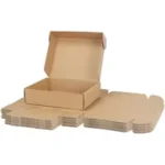 Custom Logo Natural Kraft Paper Folding Carton Box for Mailing, Shipping, and Gifts