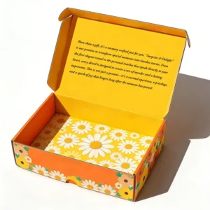 Custom Logo Paper Corrugated Mailing Gift Box for Small Products