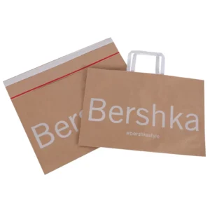 Custom Logo Paper Envelopes Paper Shopping Clothing Pakcaing Bags Paper Bags With Handle