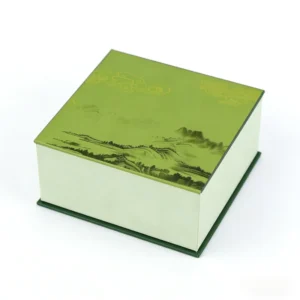 Custom Logo Paper Gift Box for Tea Packaging with Folding Cardboard and UV Printing