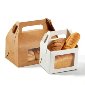 Custom Logo Party White Kraft Paper Gift Bag Renewable Paper