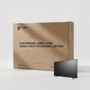 Custom Logo Printed 3- or 5-Ply Kraft Corrugated Cardboard Shipping Carton, Recyclable