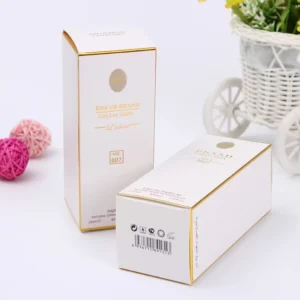 Custom Logo Printed Cardboard Cosmetic Packaging Boxes for Shampoo and Perfume Bottles