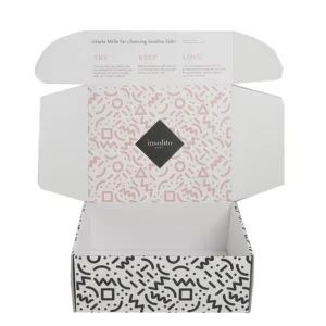 Custom Logo Printed Corrugated Folding Kraft Paper Packaging Box Corrugated Box with Printing Outside and Inside