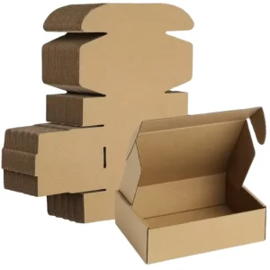 Custom Logo Printed Corrugated Packaging Mailing Kraft Paper Box Recyclable Aircraft Carton Shipping Boxes