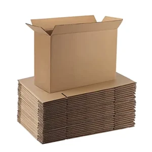 Custom Logo Printed Custom Color Modern Luxury Portable Corrugated Square Folding Carton Shipping Box